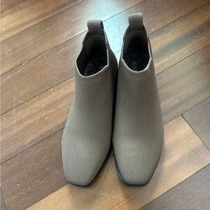 Elegant Taupe Ankle Booties